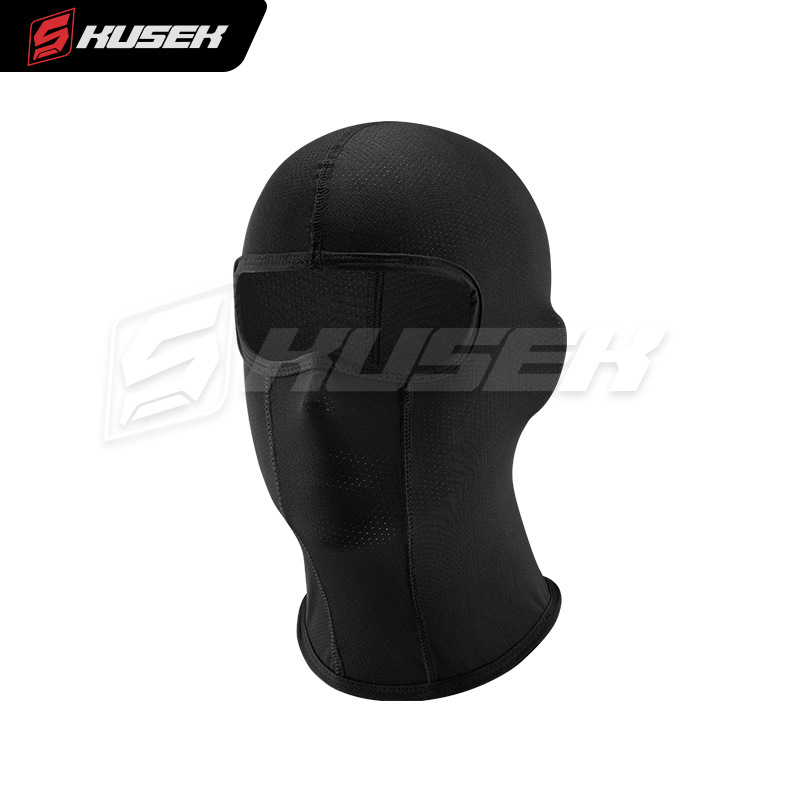 KUSEK motocicleta motocicleta cubierta de protección solar verano deportivo al aire libre coche eléctrico respirado a prueba de viento máscara facial completa