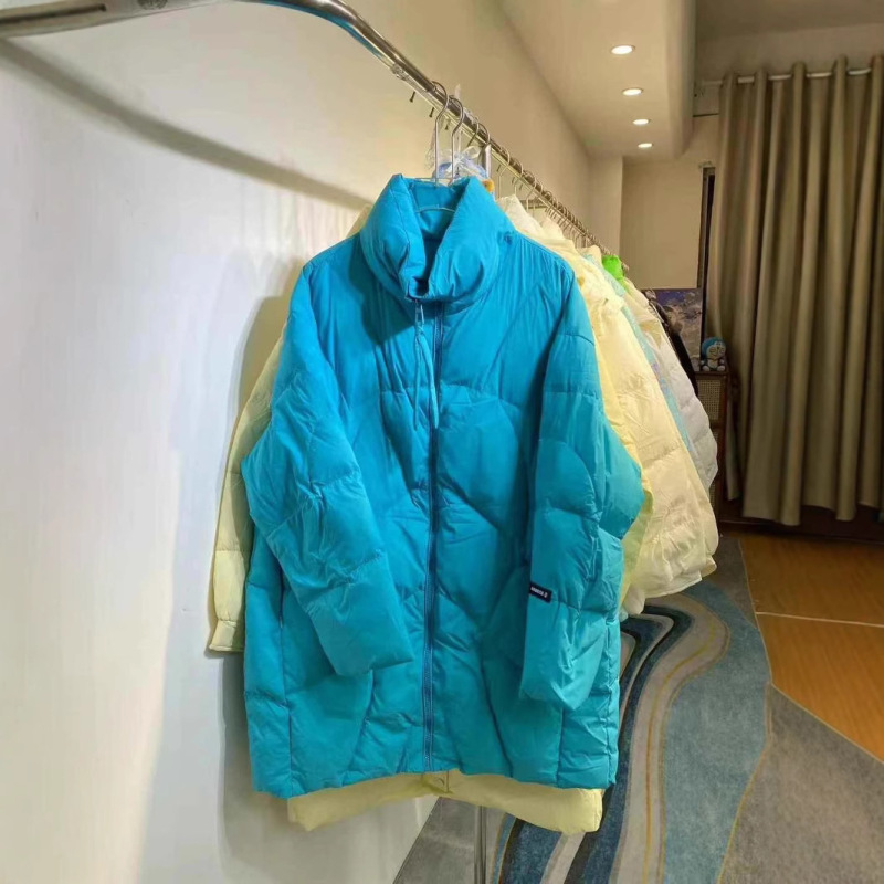 长款羽绒服女2025年冬季新款时尚百搭防风立领冬装外套女装批发|undefined