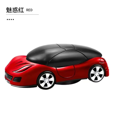 Creative Car Model Phone Car phone holder - red-car-model-color-box-packaging