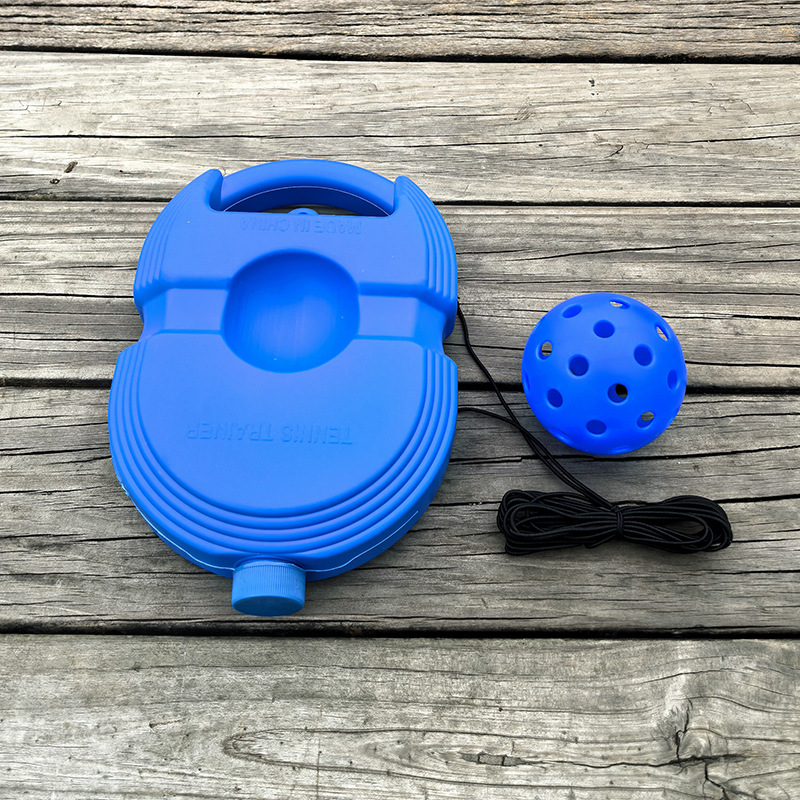 파란색 트레이너 + 파란색 공 + 탄력 밴드