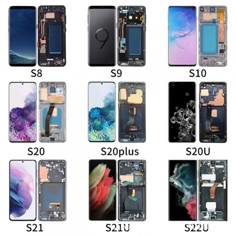 Samsung S8 S9 S10 S20 S21 S22 Note üçün ekran modulu
