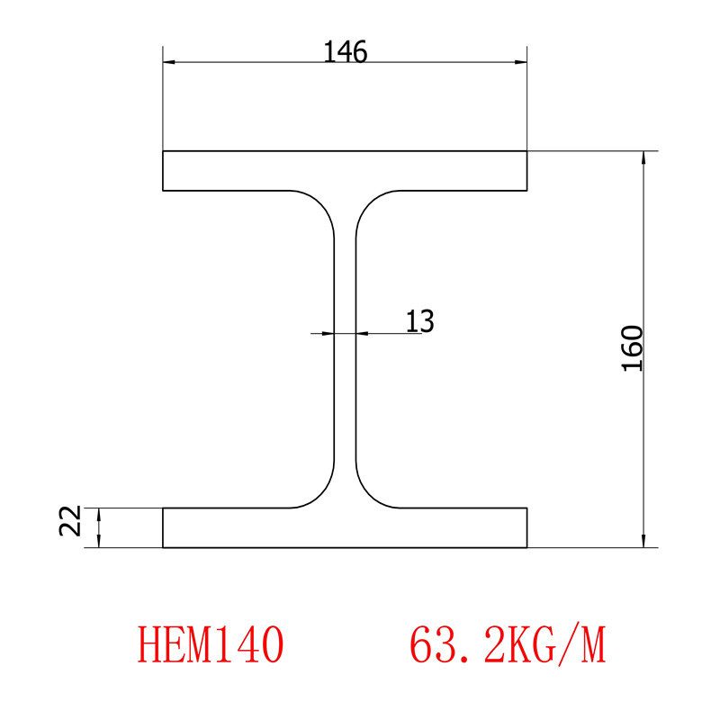 欧标H型钢HEM140材质S355JR批发价格欧标钢板