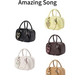 【在庫あり】Amazing Song トーストバッグ スモール カジュアル 牛革バッグ クロスボディバッグ ボウリングバッグ スモール スクエアバッグ