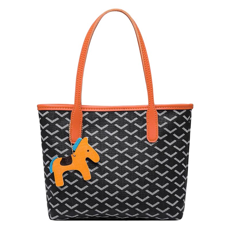 Bolso de mujer al por mayor estilo coreano creativo impreso perro diente bolsa 2024 verano y otoño nuevo hombro portátil cambio bolsa pequeña