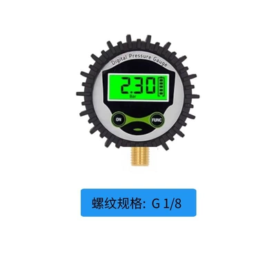 Air pressure gauge/tire pressure gauge, Header Tire Inflation Gun Tire Pressure - green-label-green-screen-thread-g-18