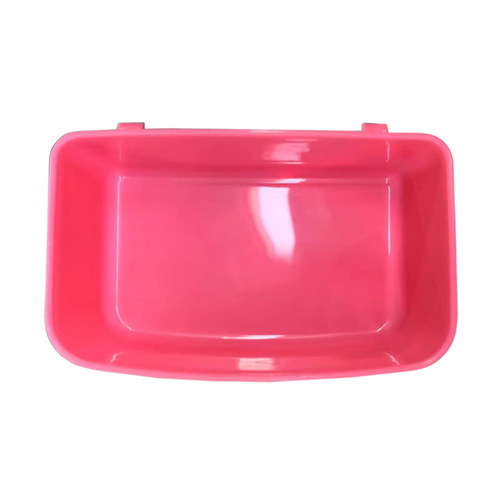 Pet airline crate dog cage bowl hanging dog plastic hanging pet bowl wholesale cat supplies cage bowl