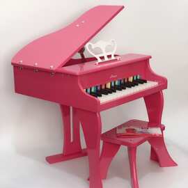 ΗαΡΕ30键钢琴 家用三角式小宝宝木质可弹奏女孩儿童益智玩具