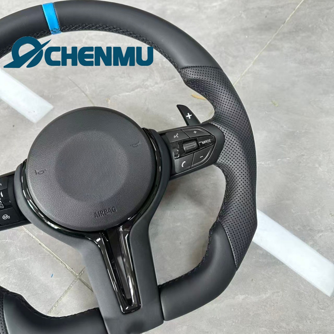 Suitable for Bmw 1234567 Series X12345F10F30F35F15F18 Modified Blue Return Standard Steering Wheel