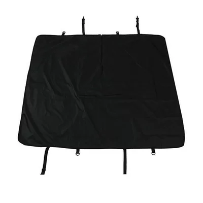 Car pet seat cushion rear Oxford cloth anti-dirty mat waterproof scratch-resistant non-sticky car dog pet mat (Other Automotive Interior Supplies) - black-145126