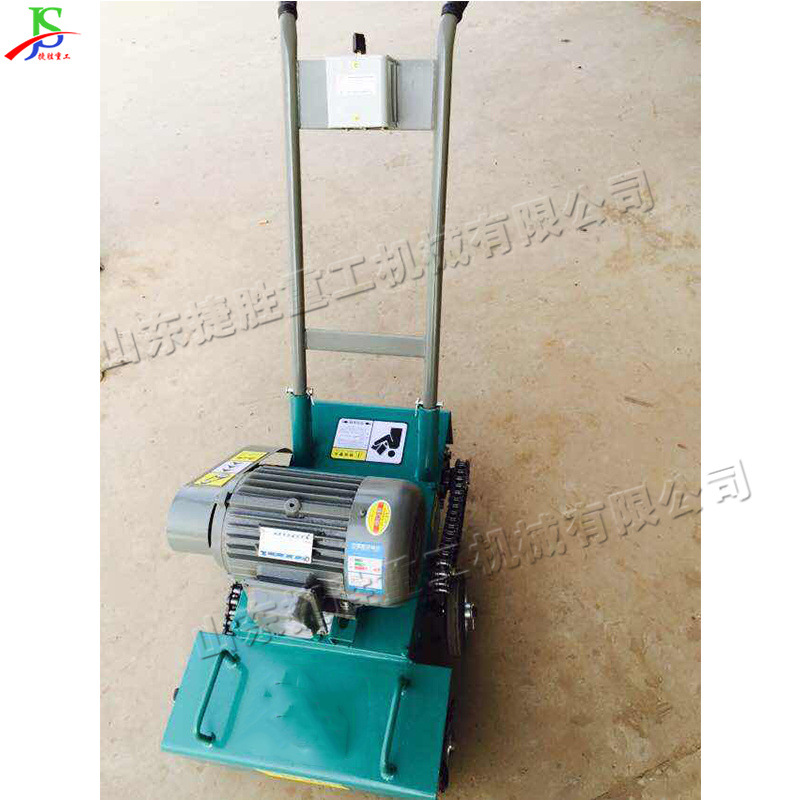 Máquina de limpieza de pavimento de hormigón máquina de fresado de piso de cemento de empuje manual pequeña máquina de limpieza de cabezal de corte de aleación