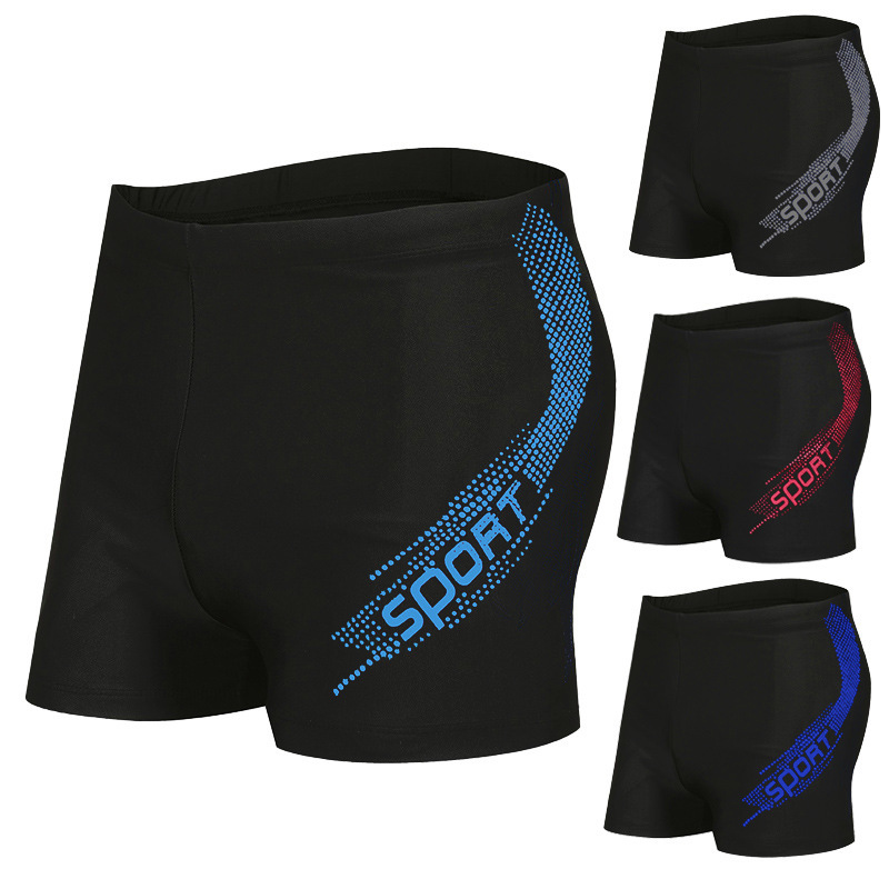 Factory direct swimming trunks men's adult hot spring loose and comfortable printing quick-drying boxer swimming trunks factory wholesale Factory direct swimming trunks men's adult hot spring loose and comfortable printing quick-drying boxer swimming trunks factory wholesale