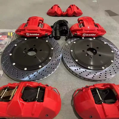 Set — Brake caliper cover - mechanical-and-electrical-all-in-onedigital-handbrake-rear-wheel-four-piston-front-wheel-pair