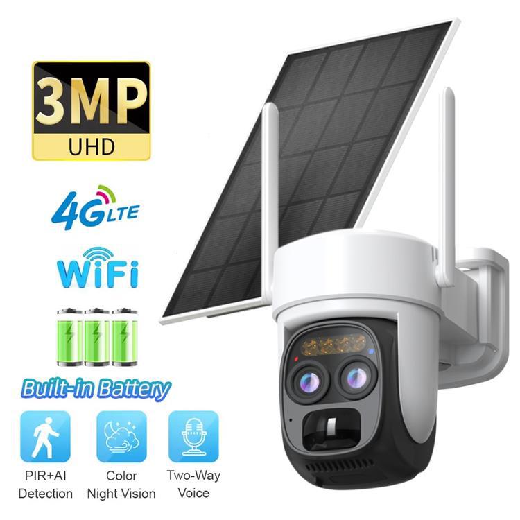 Design safe videocamera solar-powered