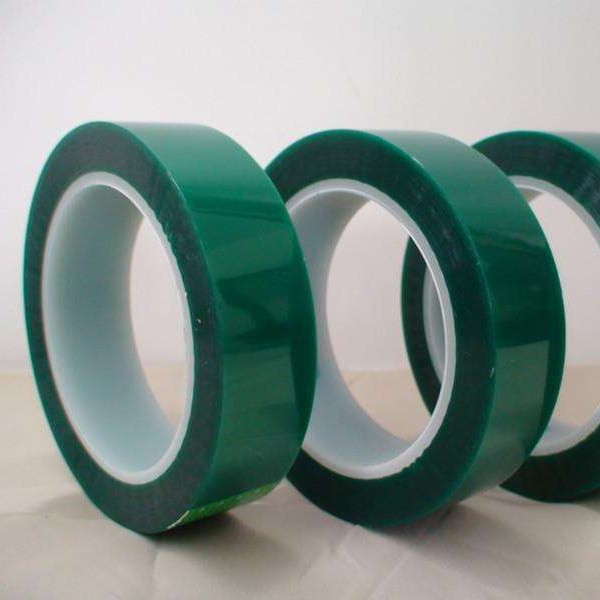 电子变压器高温保护绿硅胶胶带PCB板电弧焊保护耐高温胶带