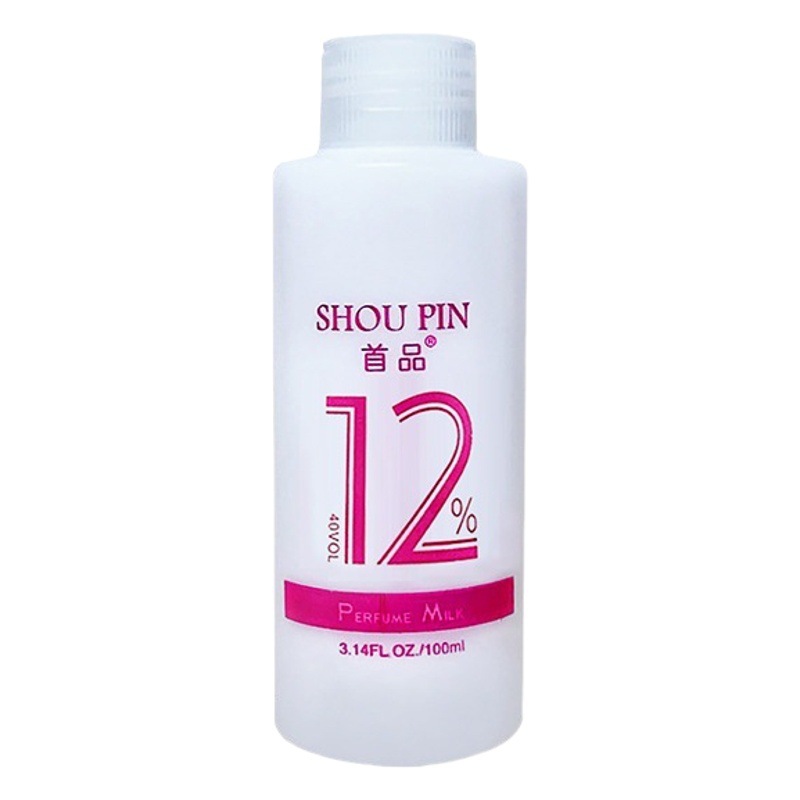 Hydrogen Peroxide Milk 100ml Hydrogen Peroxide Lotion English 0Em Hydrogen Peroxide 6912 Degree Color Developer Fragrance Hair Dye Fixing Agent