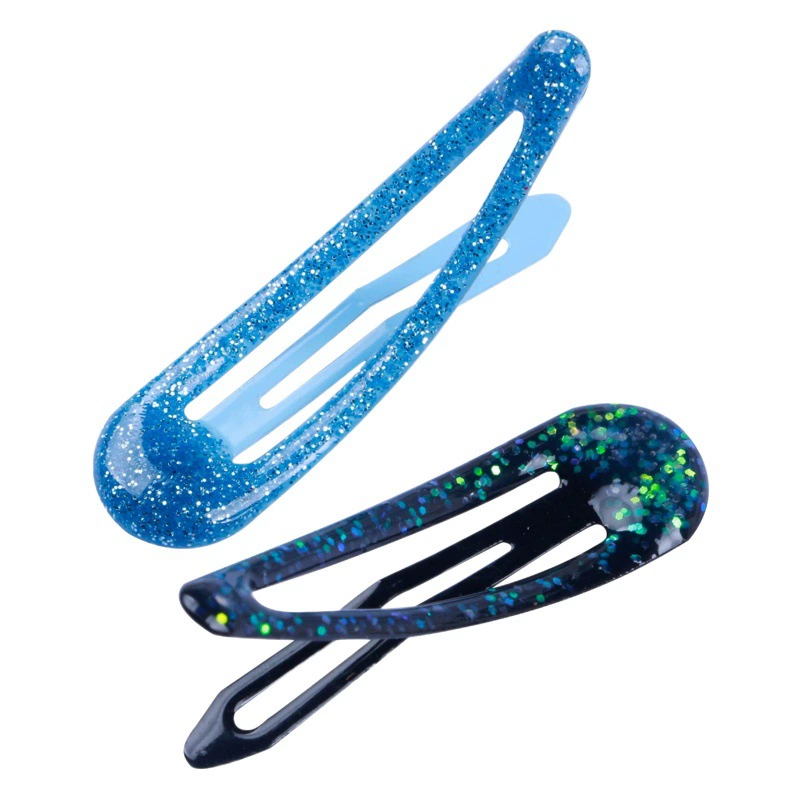 Новый зажим BB с каплями масла, зажим для капель воды, блестящий зажим для волос для женщин, красочный зажим для челки интернет-знаменитостей, милый аксессуар для волос для детей.