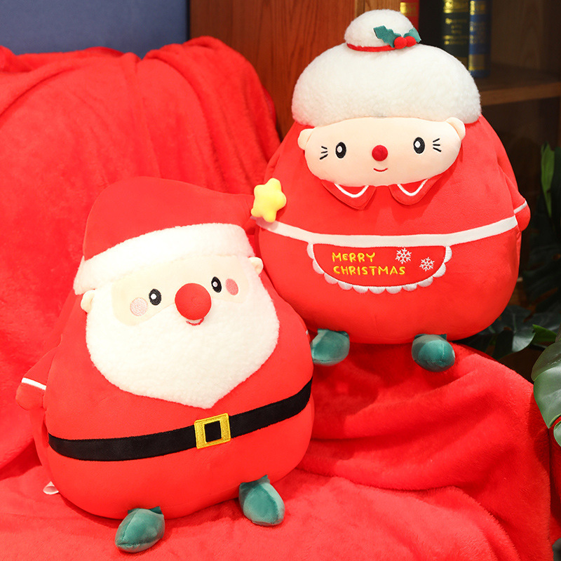 Regalos de Navidad Santa Claus alce mano cubierta mantas de aire acondicionado 3 en 1 almohada caliente para cojín de automóvil lote