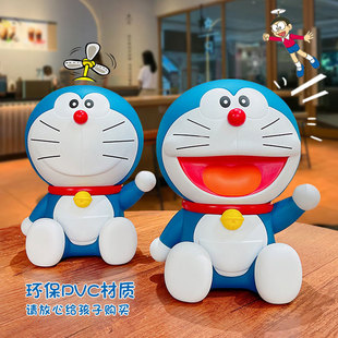 Genuine Doraemon Doll Piggy Bank Decorative Ornaments Cartoon Can Save Desirable Jingle Cat Home Furnishing Desktop Ornaments