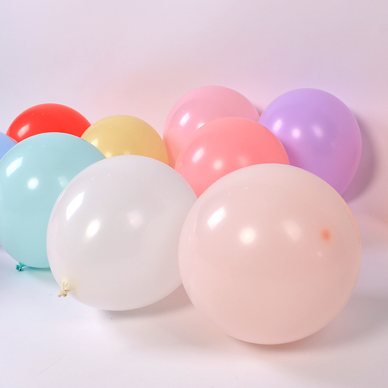 12-pulgadas 2,8G látex macaron globo fiesta de cumpleaños globo decoración de la habitación de la boda color caramelo globo al por mayor