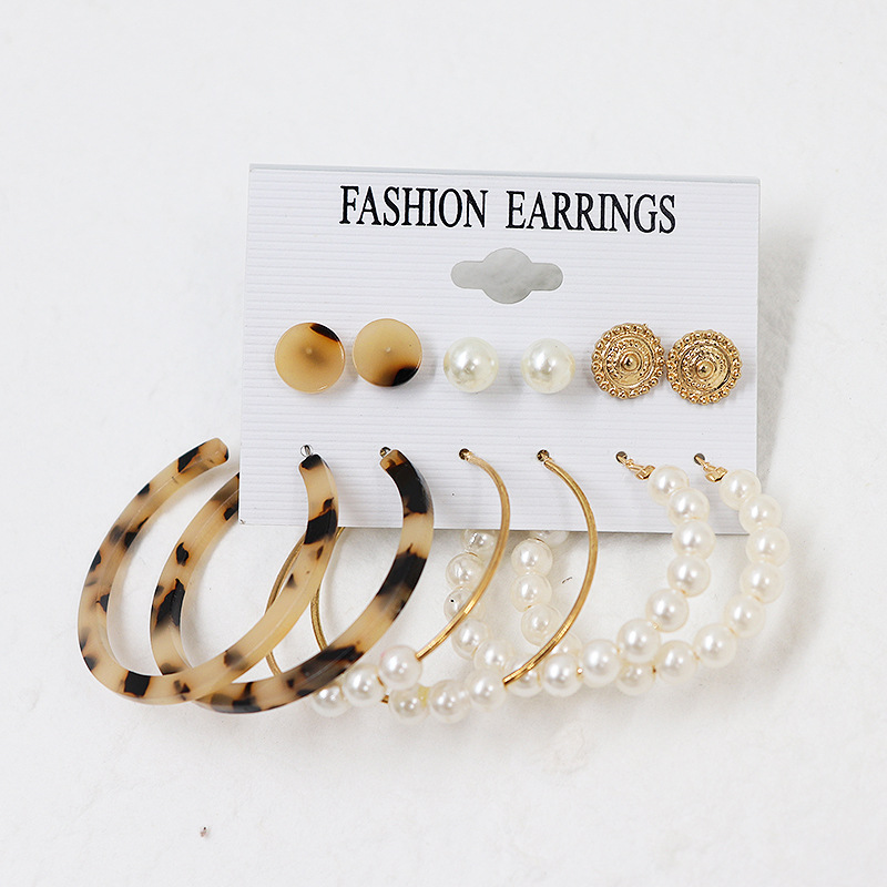 1 Set Fashion Triangle Heart Shape Butterfly Artificial Crystal Imitation Pearl Alloy Womenu0027S Ea