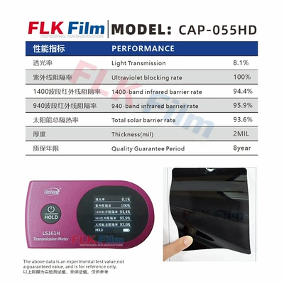 Borders in Full Rolls, Automotive Film - 152m30m-magnetron-titanium-nitride-cap-055hd-side-rear-guard