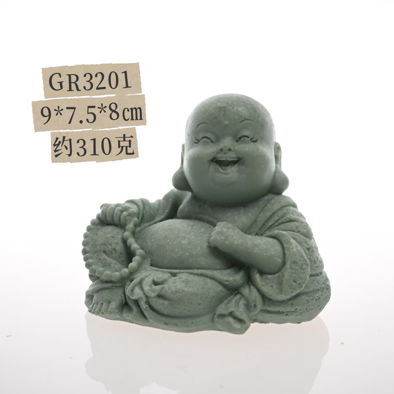 Color primario, figura de arena clara, estatua de Buda, decoración de peceras, decoración de Wukong, accesorios de micropaisaje, fábrica de bonsáis