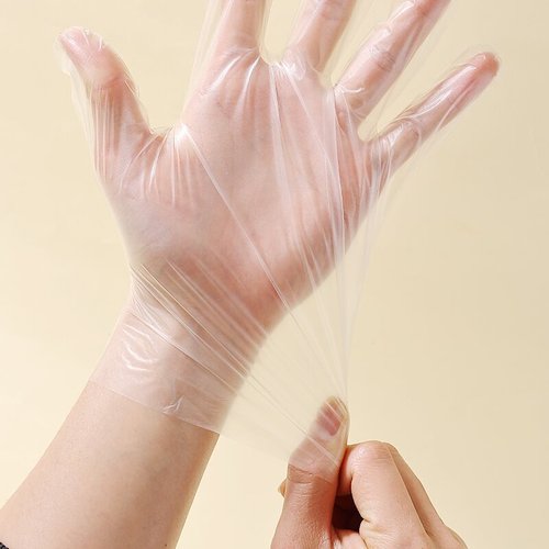 Affordable low-cost disposable gloves TPE gloves for catering household hygiene food oil-resistant transparent crayfish gloves