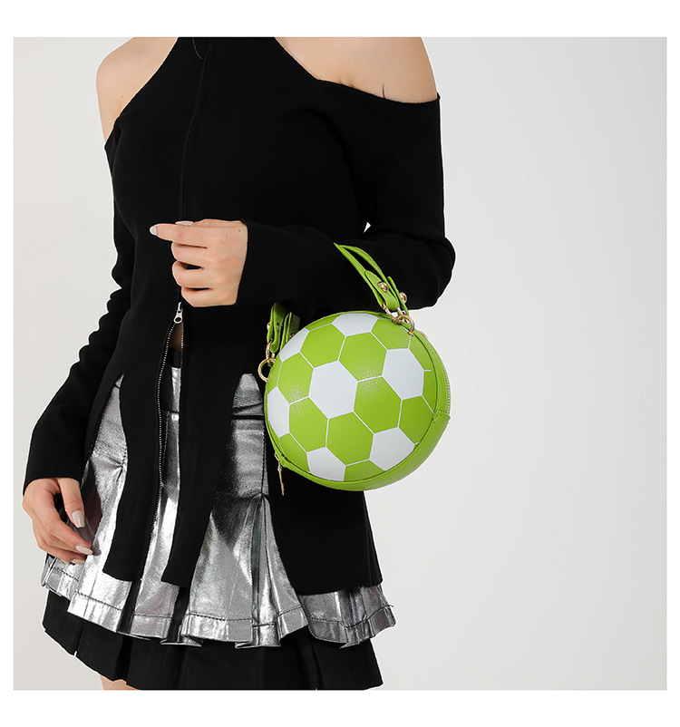 Cross-border bags, women's Instagram personalized basketball bags, new versatile single-shoulder crossbody bags, Korean-style small round bags for women undefined