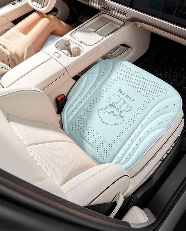 Ice silk car seat cushion, breathable car seat pad, cross-border foreign trade, suitable for long-term sitting in cars, breathable for summer