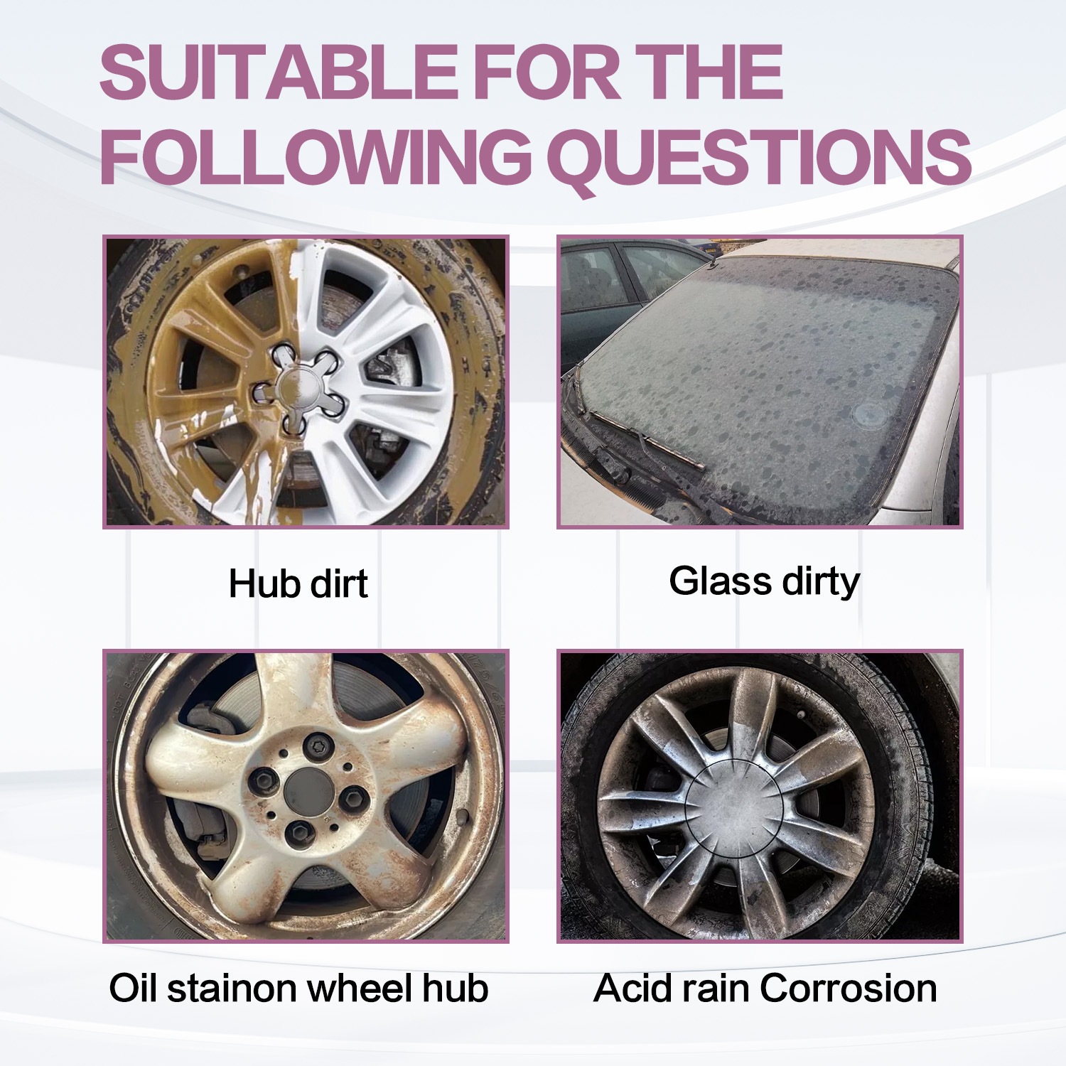 Cross-Border Car Tire Foam Cleaner, Stain Removal, Tire Blackening, Tire Maintenance Glaze, Anti-Aging, Car Cleaning and Care