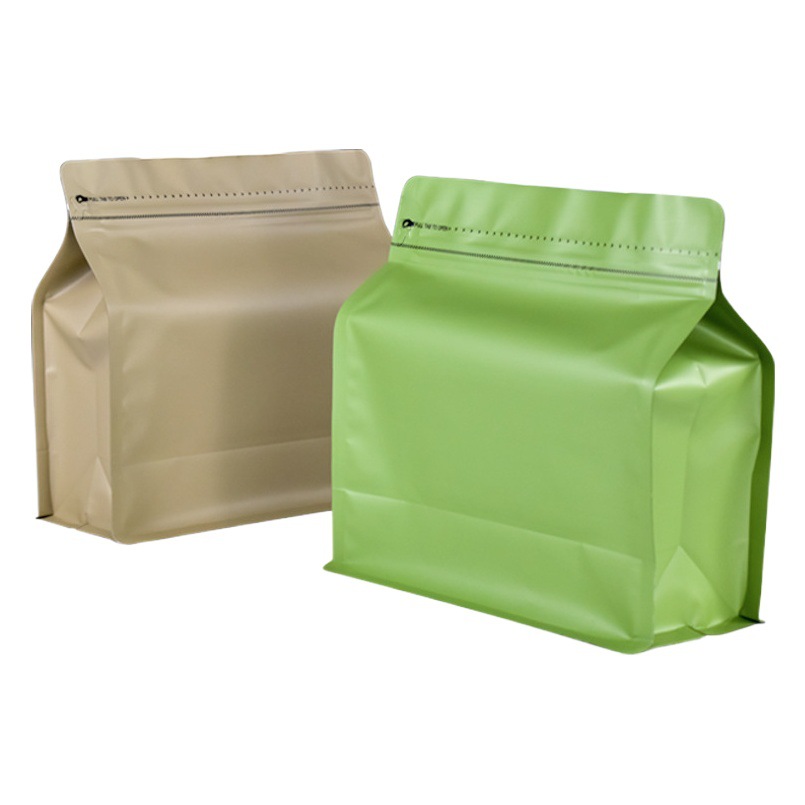 Bolsa de café Baoliyuan Bolsa de cubo de Rubik Válvula de escape Bolsa de embalaje de granos de café 16 bolsas de té de papel de aluminio engrosado de seda de grado alimenticio