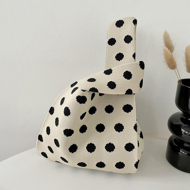 Bolsos, diseño de nicho femenino, bolso de punto personalizado, bolso tejido de un solo hombro de punto de todo fósforo, bolso de mano, bolso de mano