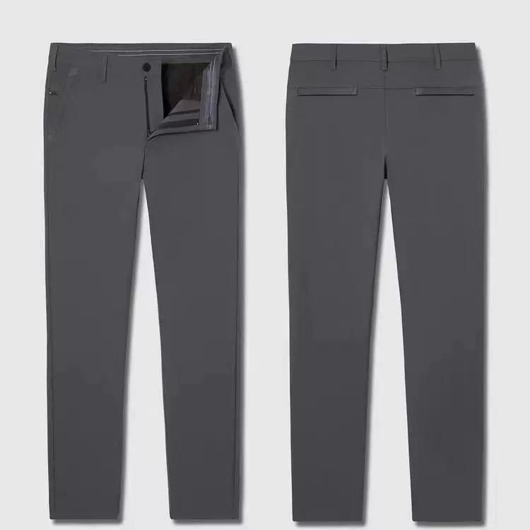 3四面弹欧美男装2023夏季新款冰丝休闲裤子男士宽松透气