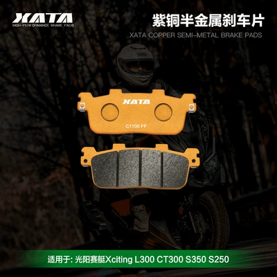 XATA semi-metal brake pads Tormoz supportları - 1-back-pair-copper-semi-metal
