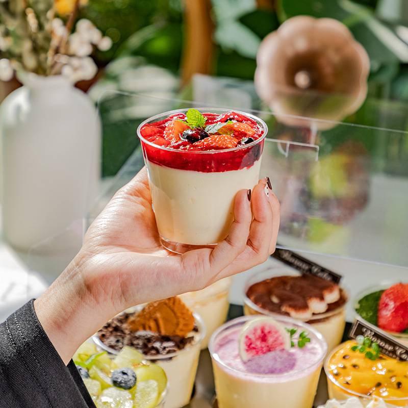 九宮格包裝盒提拉米蘇9粒裝紙杯蛋糕打包盒布丁慕斯甜品杯子盒子