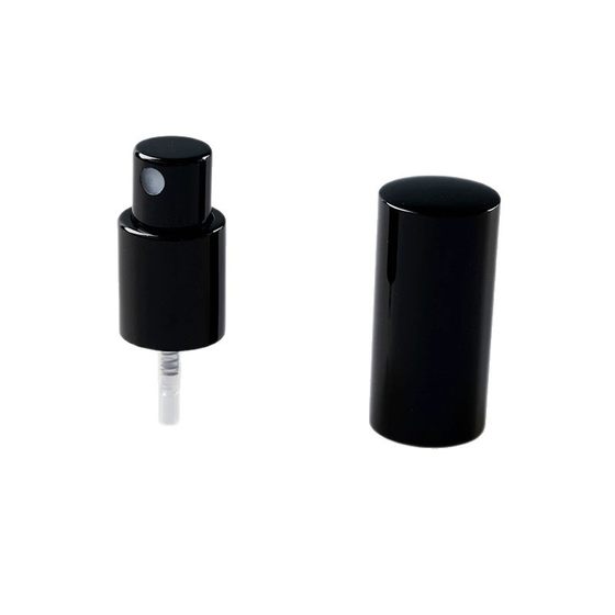 18 tooth diameter black anodized pump head sub-bottled daily chemical packaging 18 tooth black nozzle with cover manufacturers