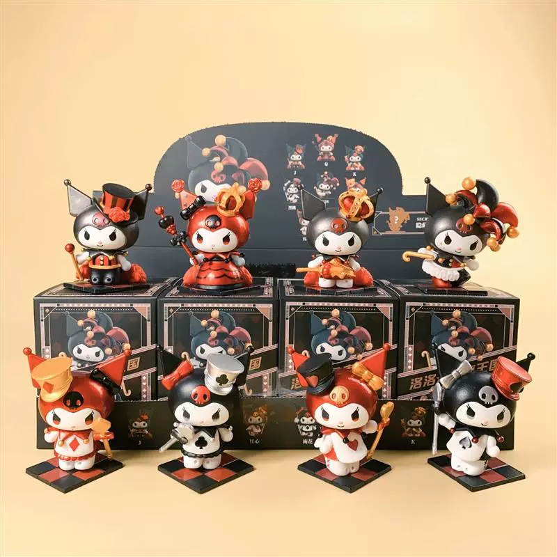 Новинка Sanrio Blind Box милые фигурки Kuromi TOYS TRUMP Kingdo