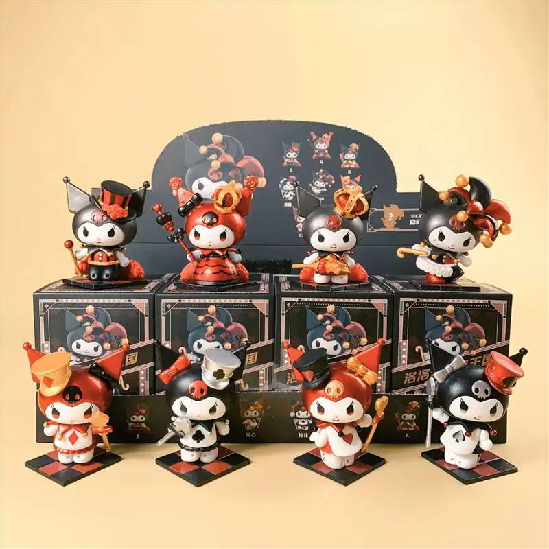 Новинка Sanrio Blind Box милые фигурки Kuromi TOYS TRUMP Kingdo