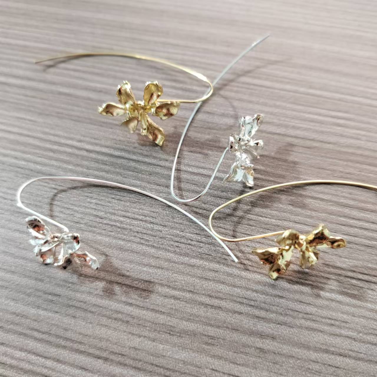 Retro estilo de corte especial iris gancho de orejas para mujeres lujo ligero elegante personalidad de moda versátil exquisita alta sensación de orejas image 4