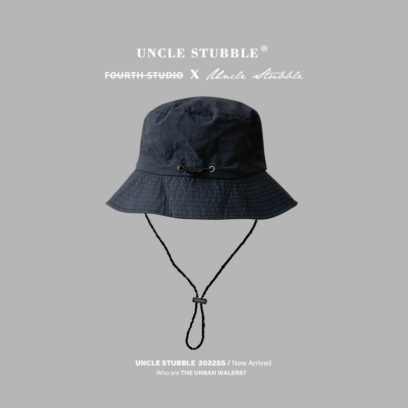 Foldable Quick-Dry Waterproof Men's Cap, Packable with Carabiner, One Size