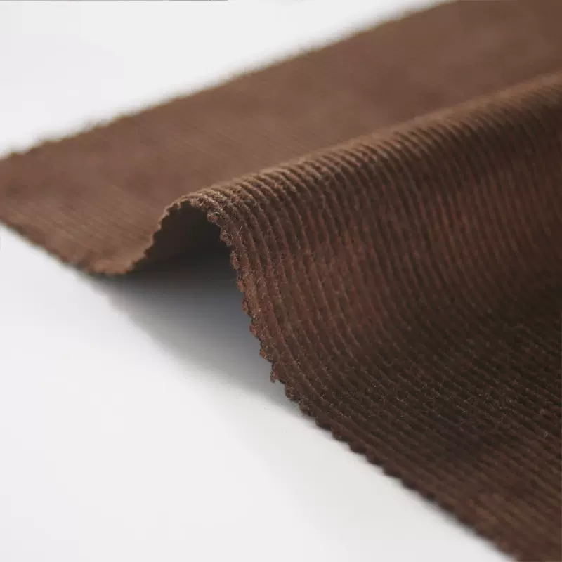 山东恒泰厂家现货16坑无弹外销灯芯绒面料 秋冬纯棉服装箱包面料