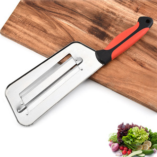 Stainless Steel Multifunctional Vegetable Cutter Creative Household Grater Kitchen Fruit Peeler Double Pieces Planer Vegetable Knife