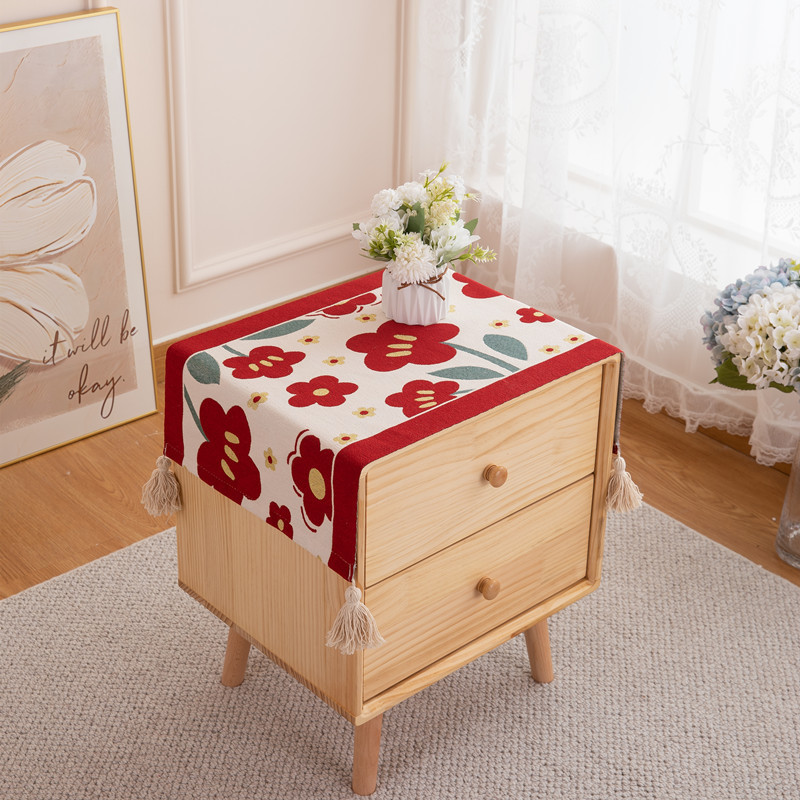 Decorative Dustproof Tablecloth For Appliances And Bedside Tables_voghion.com