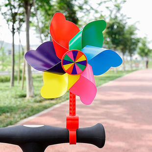 Colorful Rotating Baby Windmill Toy Kidsren's Stroller Scooter Decoration Outdoor Pendant Baby Car Hanging Bicycle
