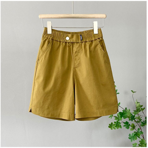 Improved model, please look at the physical improved model before placing an order, please look at the physical cotton five-cent mid-pants for women's summer
