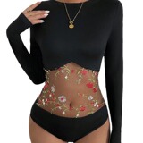 (Трансграничная торговля), сексуальный черный приталенный лонгслив, футболка, городской стиль, в обтяжку