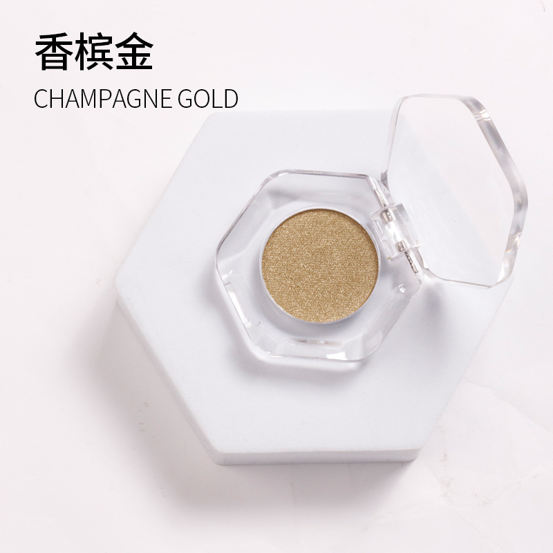 Japonés Super brillante polvo de uñas espejo de harina de titanio polvo de oro transfronterizo nuevo clavo sólido espejo mágico en polvo caja Flip transparente
