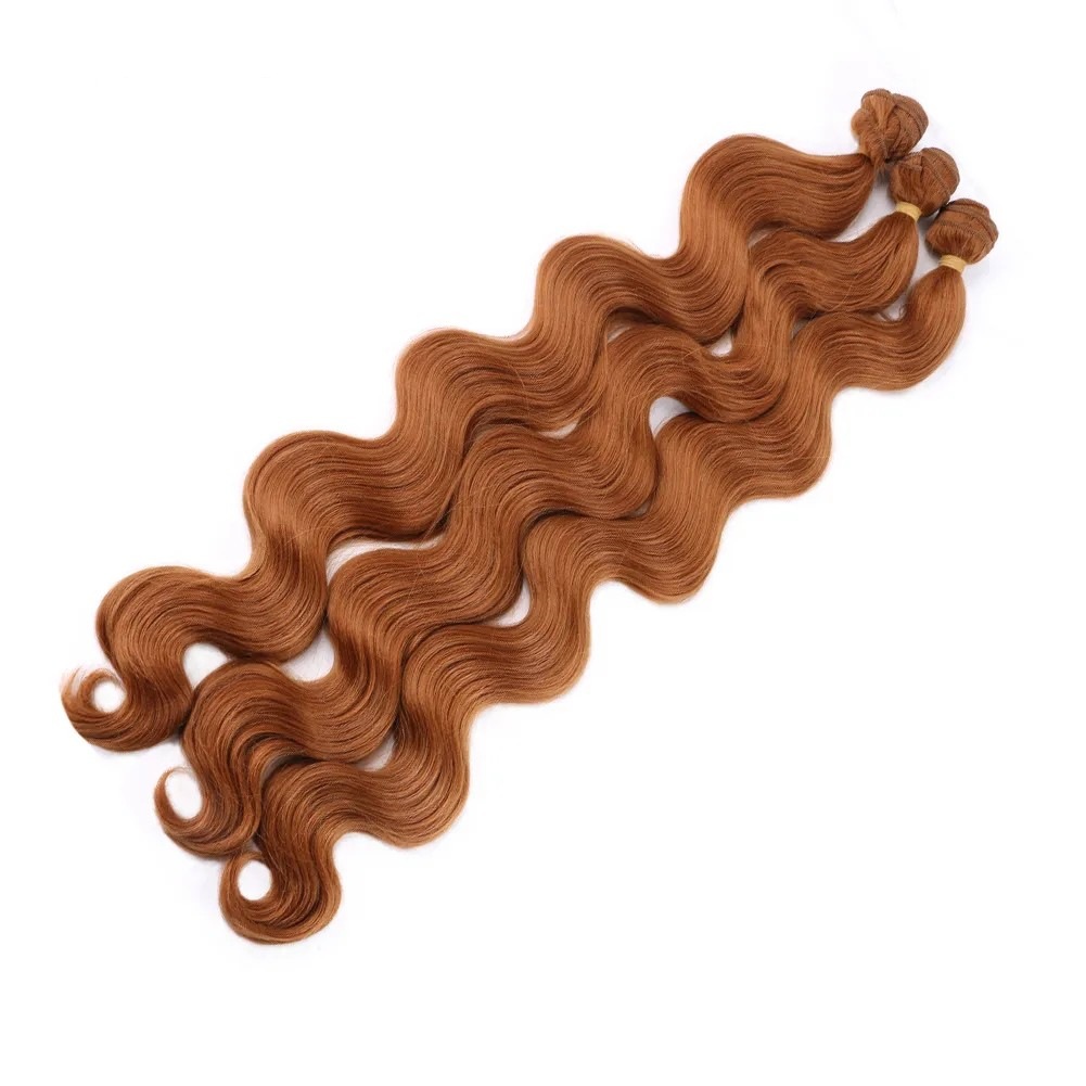 Syntetisk hestehale hårextensions bodywave silkeagtig_voghion.com