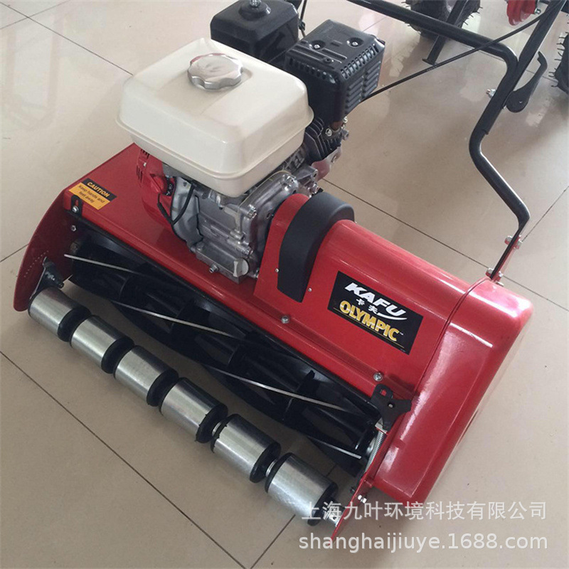 卡夫500果岭机滚刀式割草机手推自走园林草坪剪草机