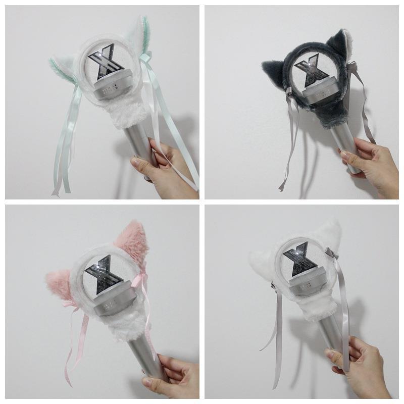 Support Stick Light Cover Plush Protective Decor Glowing Stick Case Holder Light Accessory Decorative Accessory